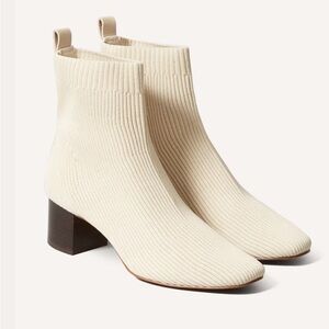 Everlane The Glove Boot in Bone | 8